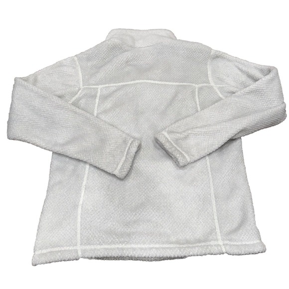 PATAGONIA Women's Re-Tool 1/4 Snap-T Pullover Fleece Off White Grey Size Small - Picture 2 of 6